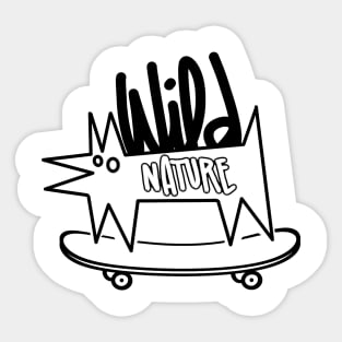 WILD NATURE Sticker